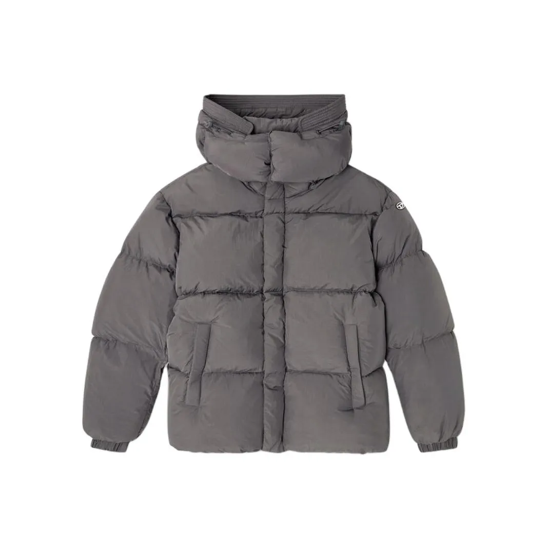 DIESEL Серый Мужской Пуховик