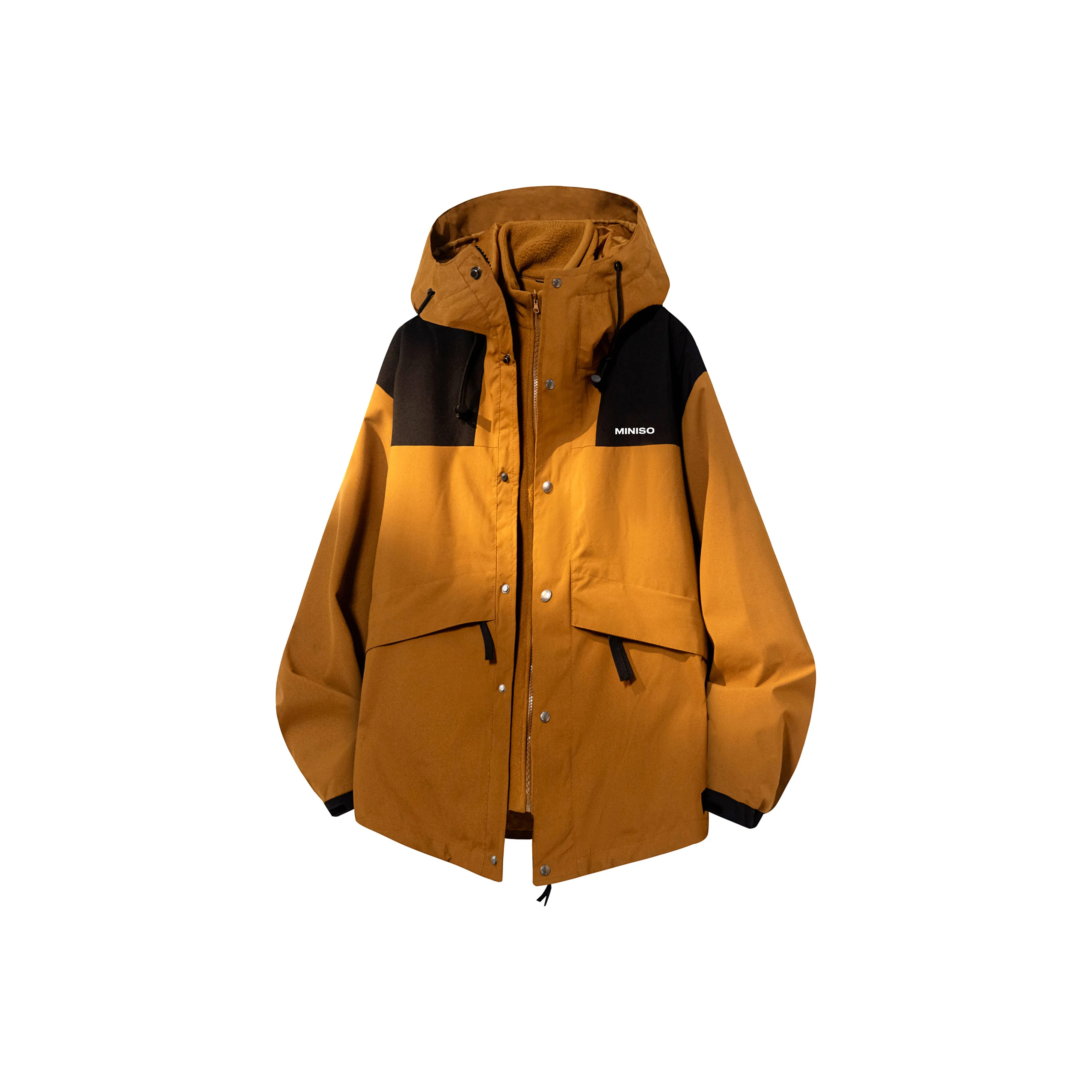 Miniso Термический Водонепроницаемый Водоотталкивающий Ветрозащитный Ветровка Унисекс