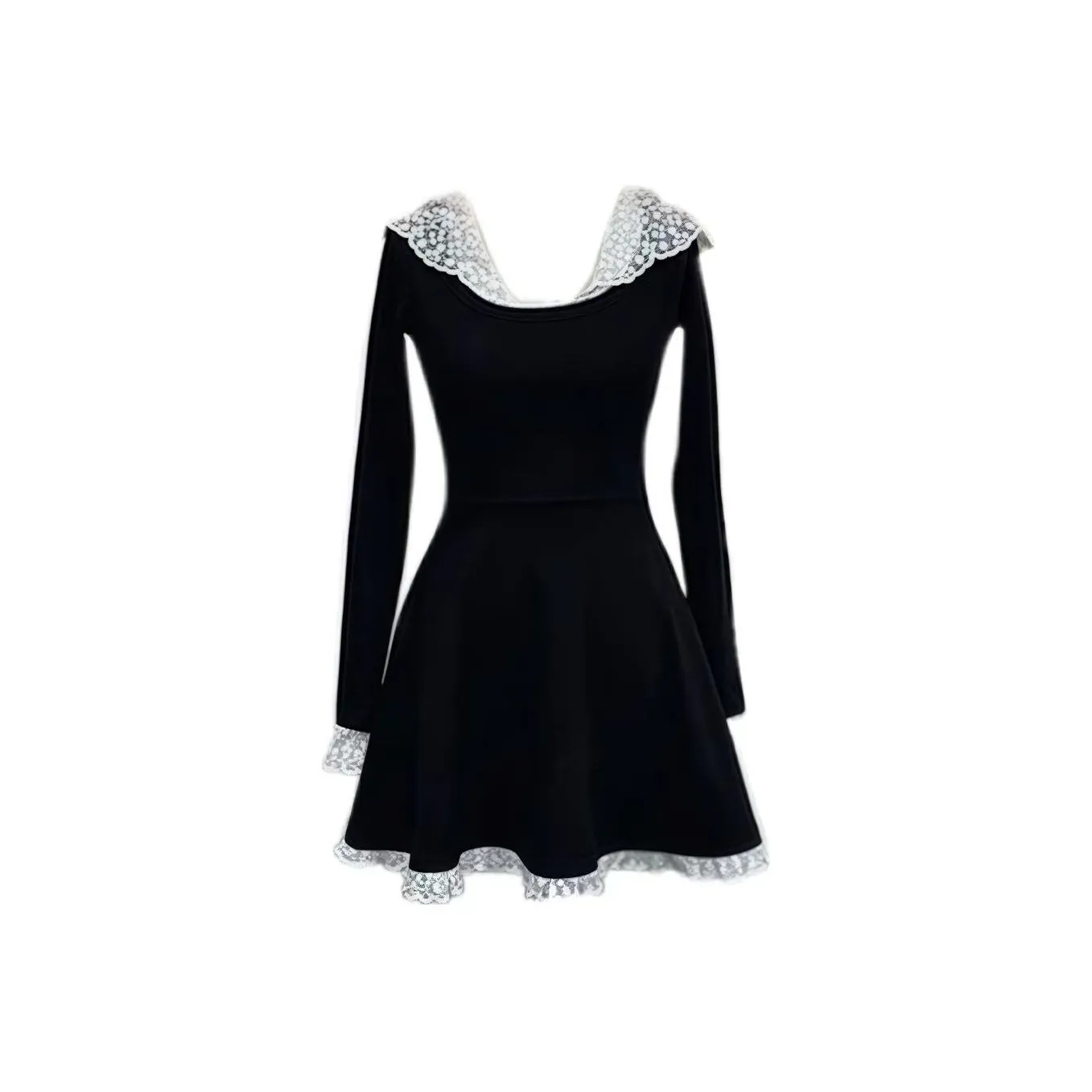 MA JOURNEE Длинное платье с длинными рукавами женское