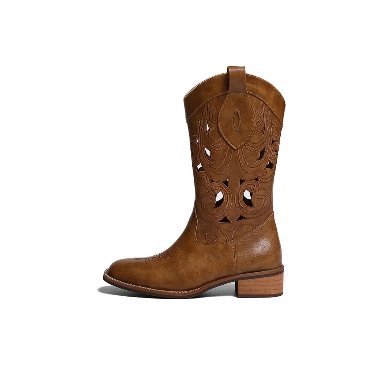 YUDASHU Martin Boots Brown Women's