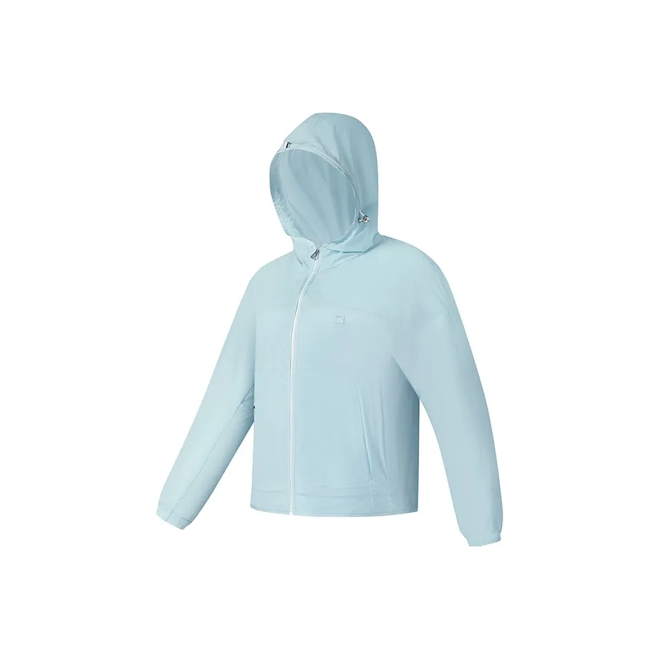 FILA GOLF серия Куртка Женская Выстиранный Деним Синий LB