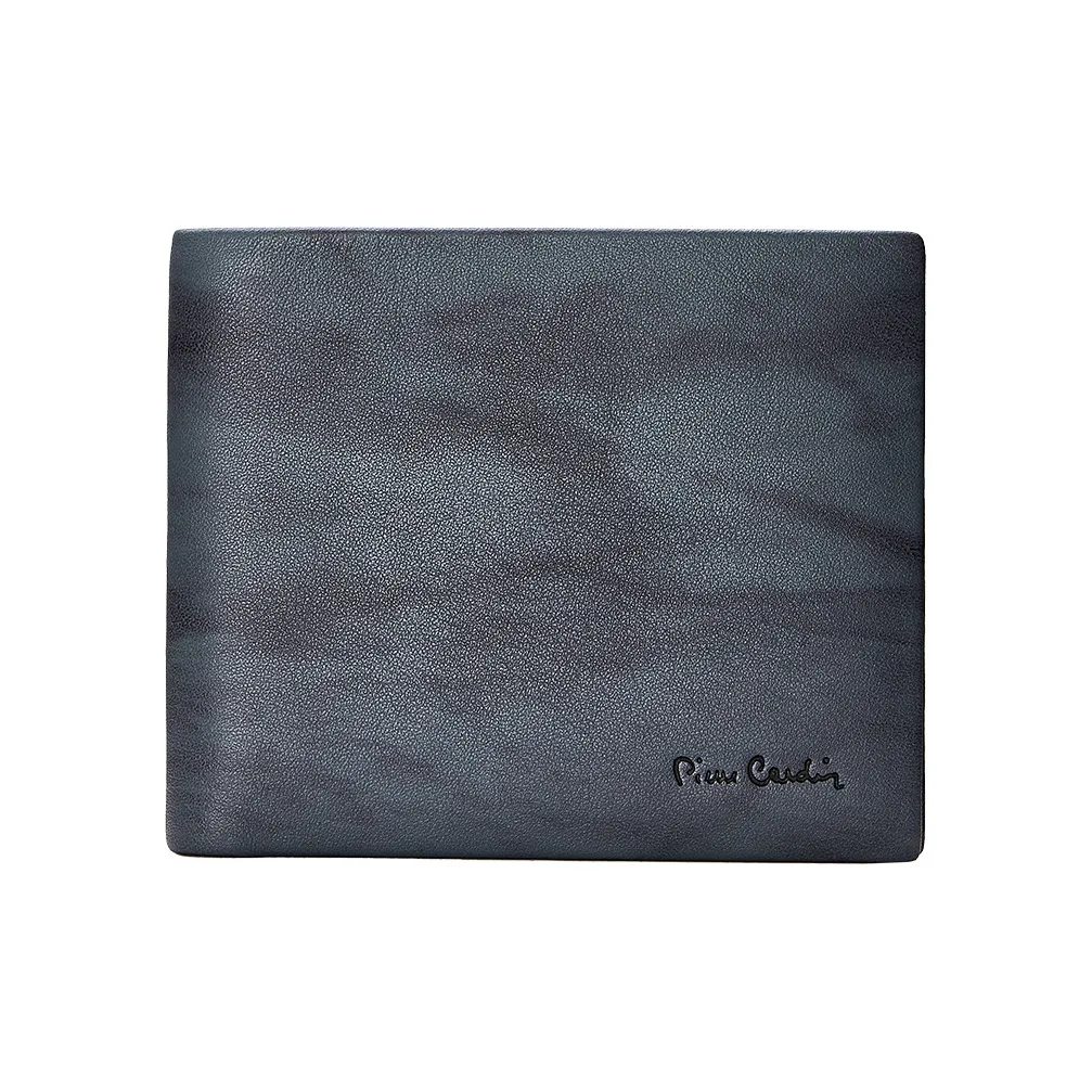 PIERRE CARDIN Натуральная кожа Pure Коровья кожа Монетница Кошелек Мужской Градиентный серый