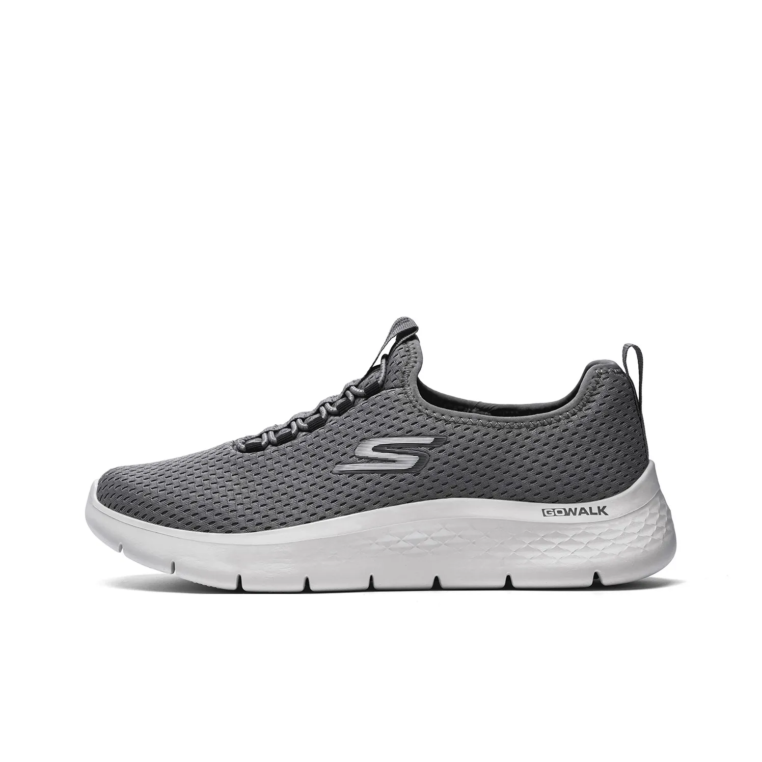 Skechers Go Walk Flex Обувь для ходьбы Низкий верх Серый Морской синий Мужской