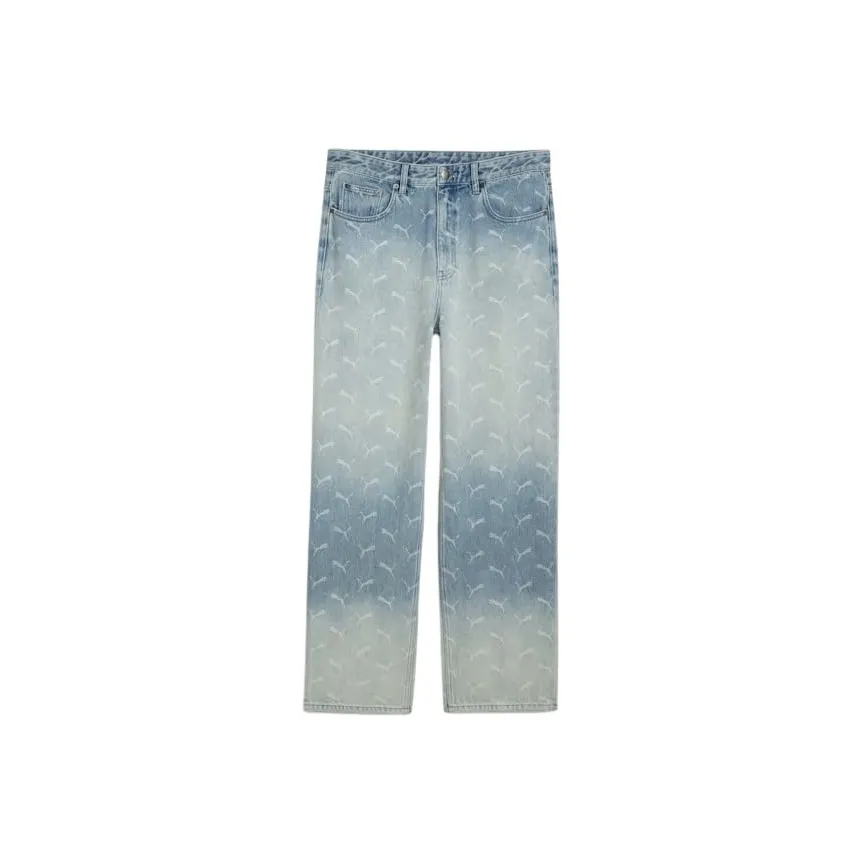 PUMA A$AP Rocky Мужские Лазерные MONOGRAM DENIM Джинсы Мужские