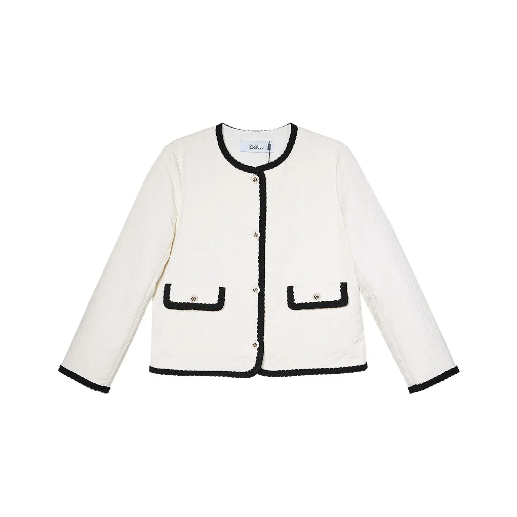 Betu Hundred Цвет изображения Блок CHANEL Inspired Осенний и Зимний Женский