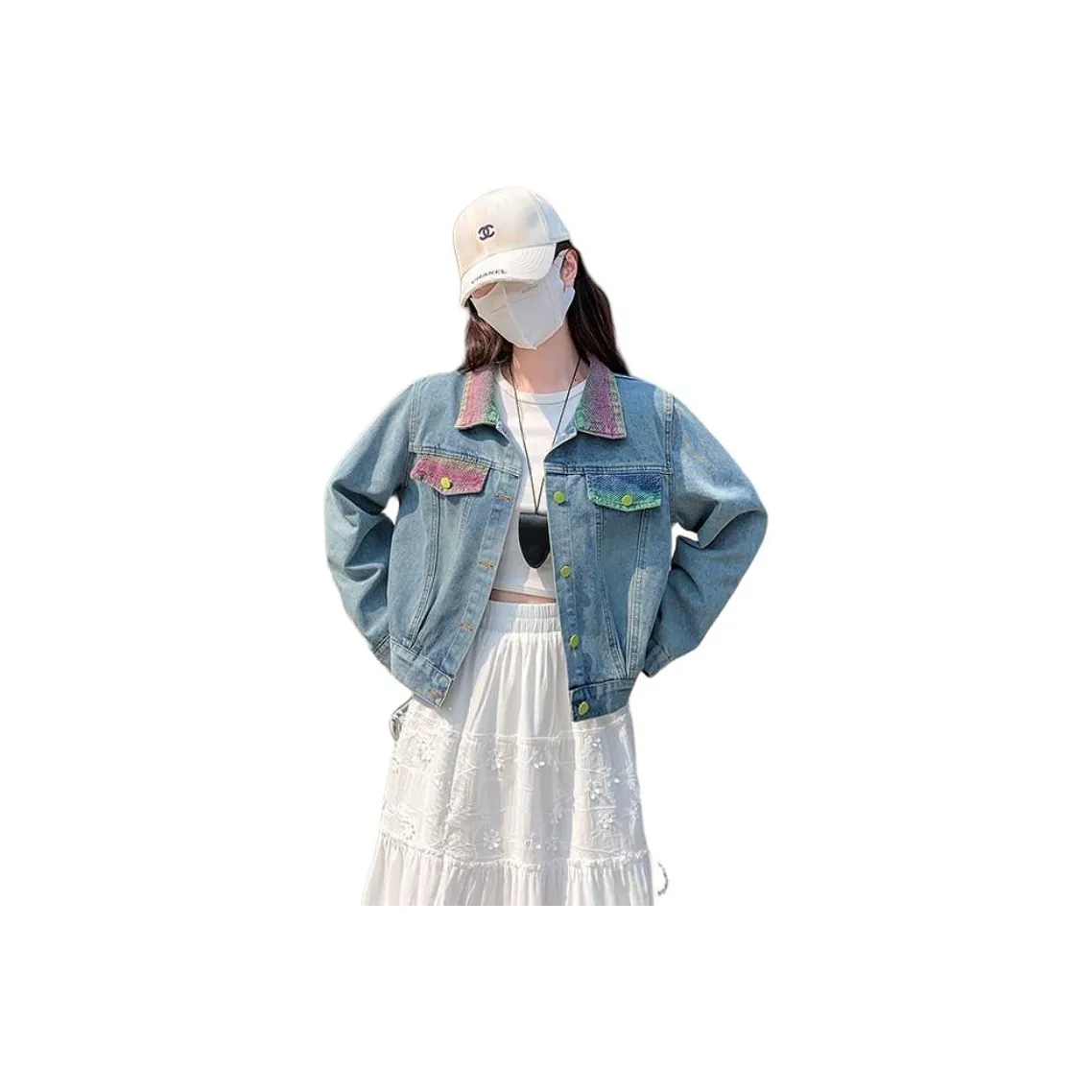 MORii Синий Женские Джинсовые Куртки