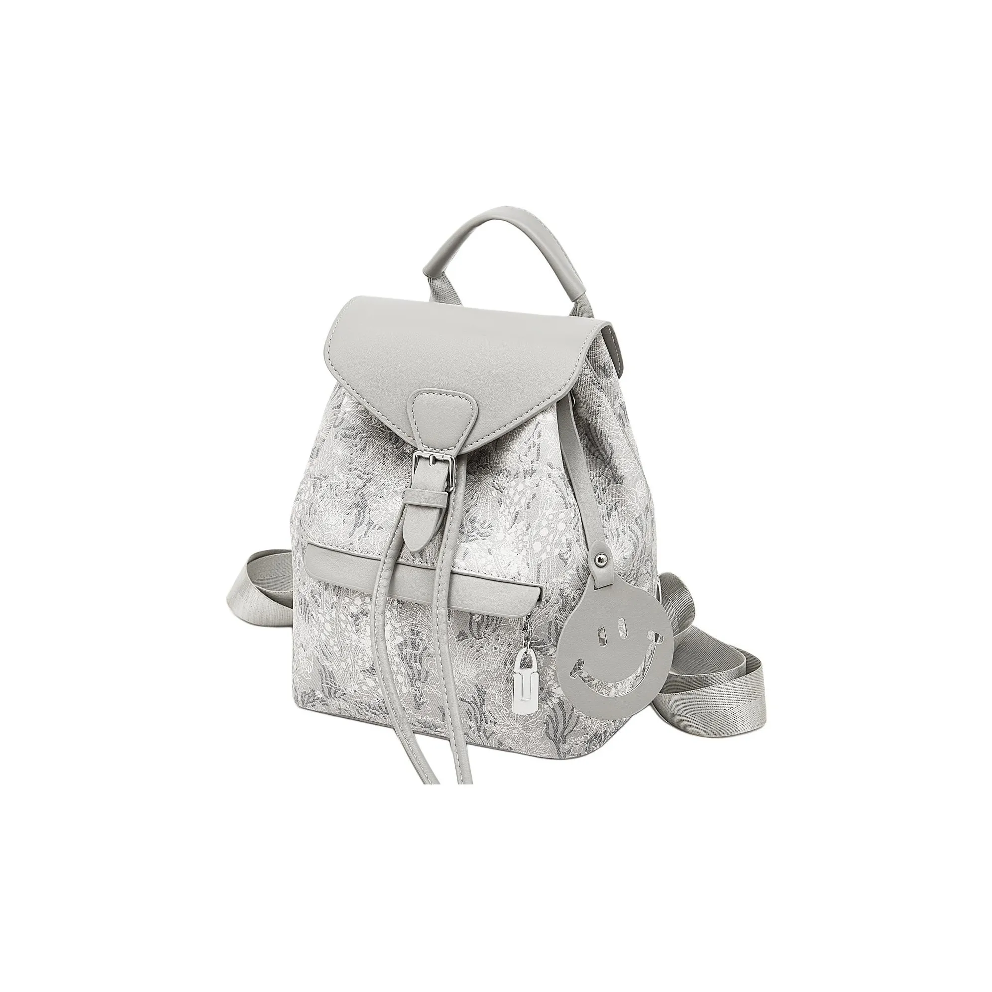 Safiya ПУ (полиуретан) Рюкзак Женские Серый