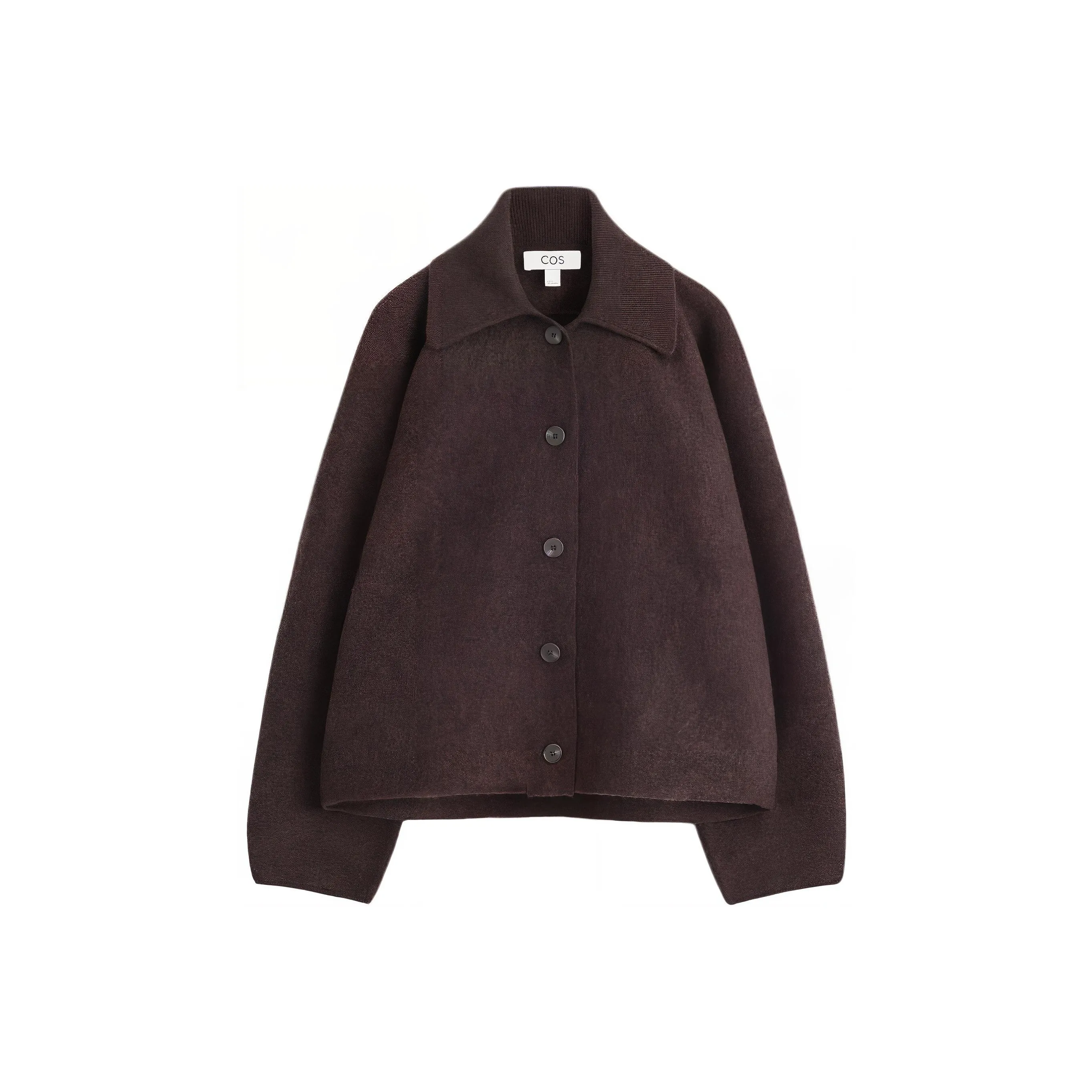 COS Темно-коричневые женские куртки
