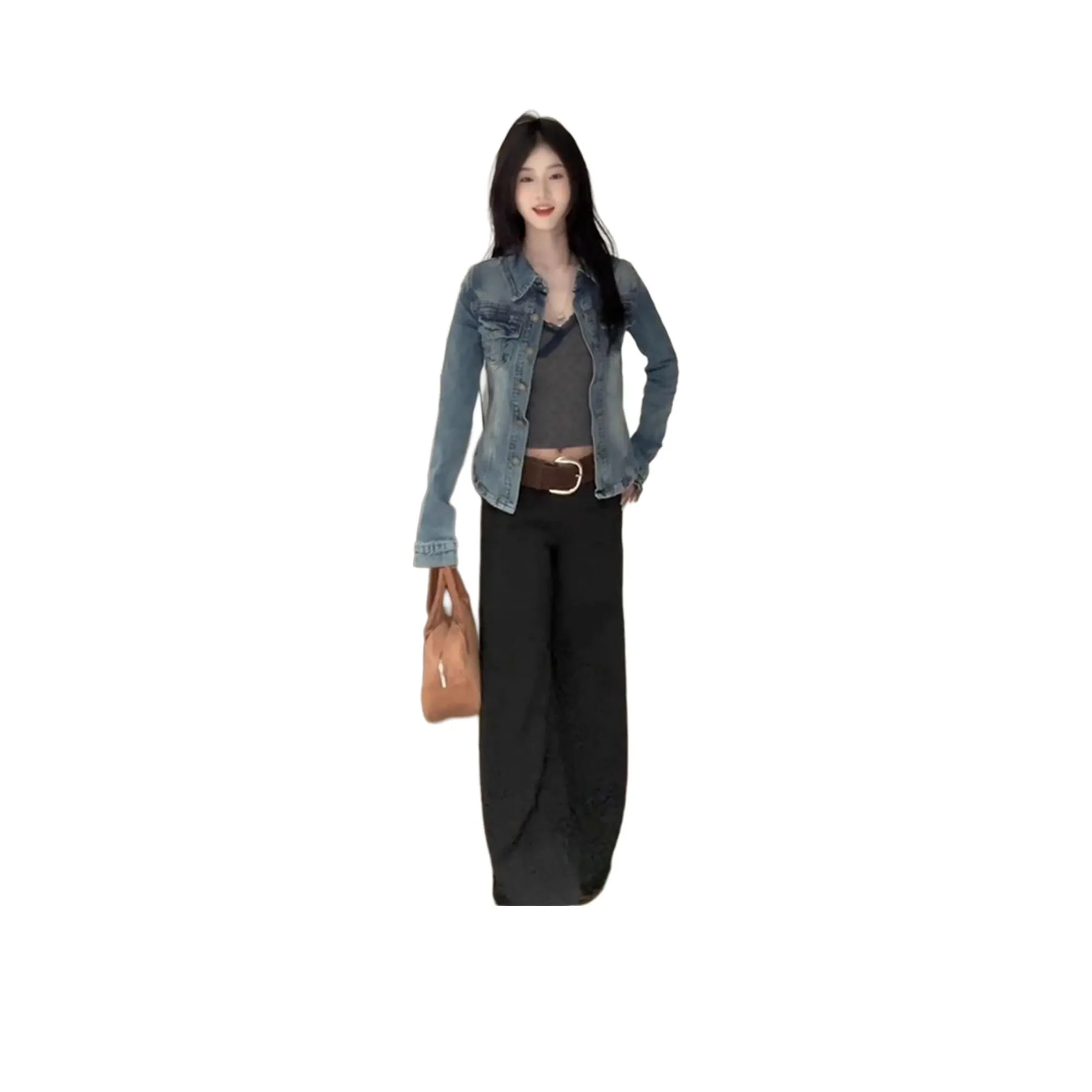 HAPG Светло-синие Женские Куртки