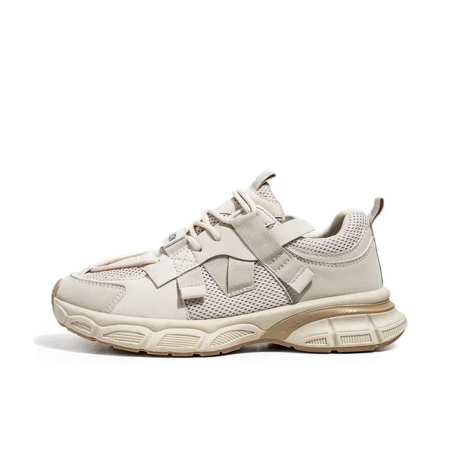 XINJIYUAN Винтаж Платформа Модный Модный Низкий Топ Толстая Подошва Мужские Кроссовки