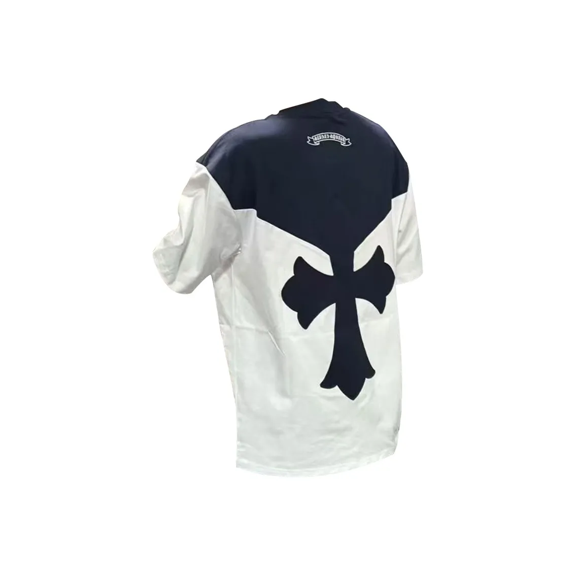 M17 STUDIO Синий Белый [Аппликация Вышивка] Унисекс Футболки