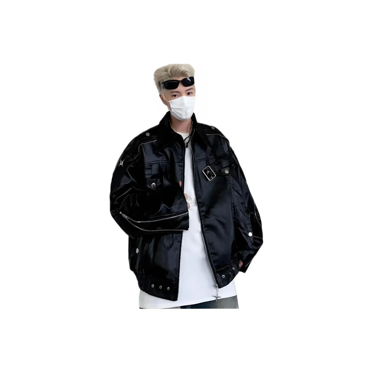 TONYBEAR Деконструкция Байк Джекет Мужской