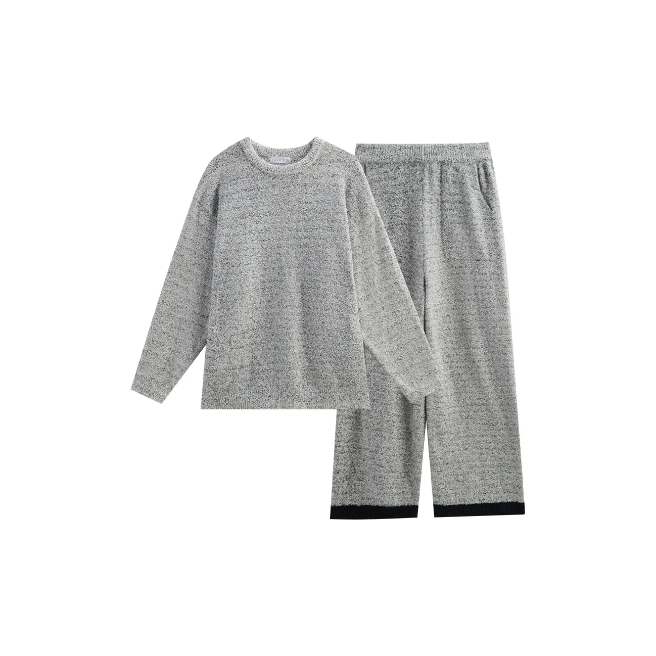 Same Language Пижамный комплект Женские Упрощенный Фотиния Серый · Снежинка