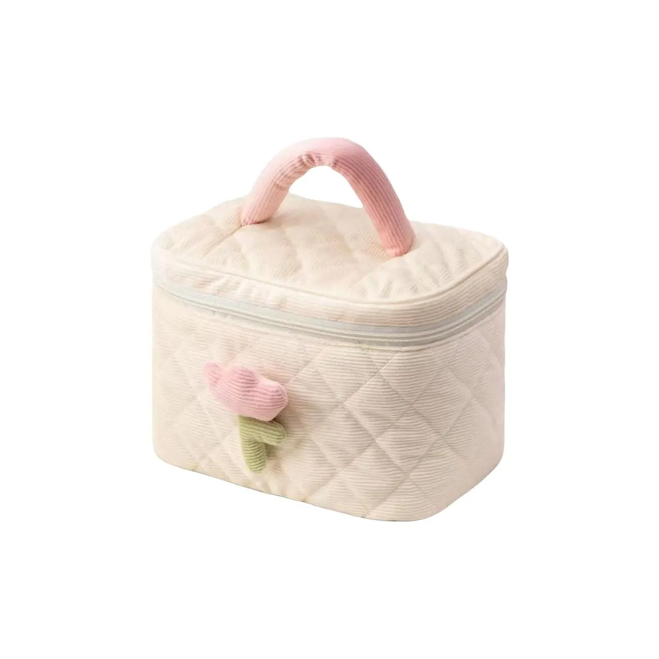 YUANDAOQIN Цветочный дизайн Cosmetic Сумка Сумка для туалетных принадлежностей