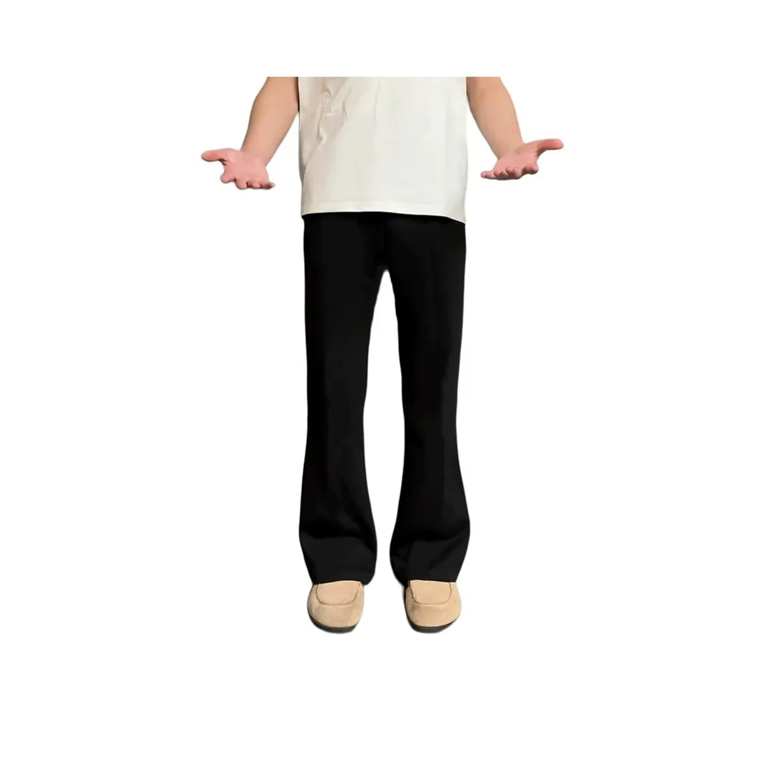 TANGQI Черные Унисекс Костюм Брюки