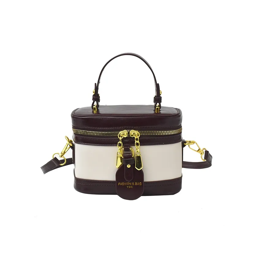 ORANGE BEAN ПУ (полиуретан) Сумка на одно плечо Женская Экрю Черный