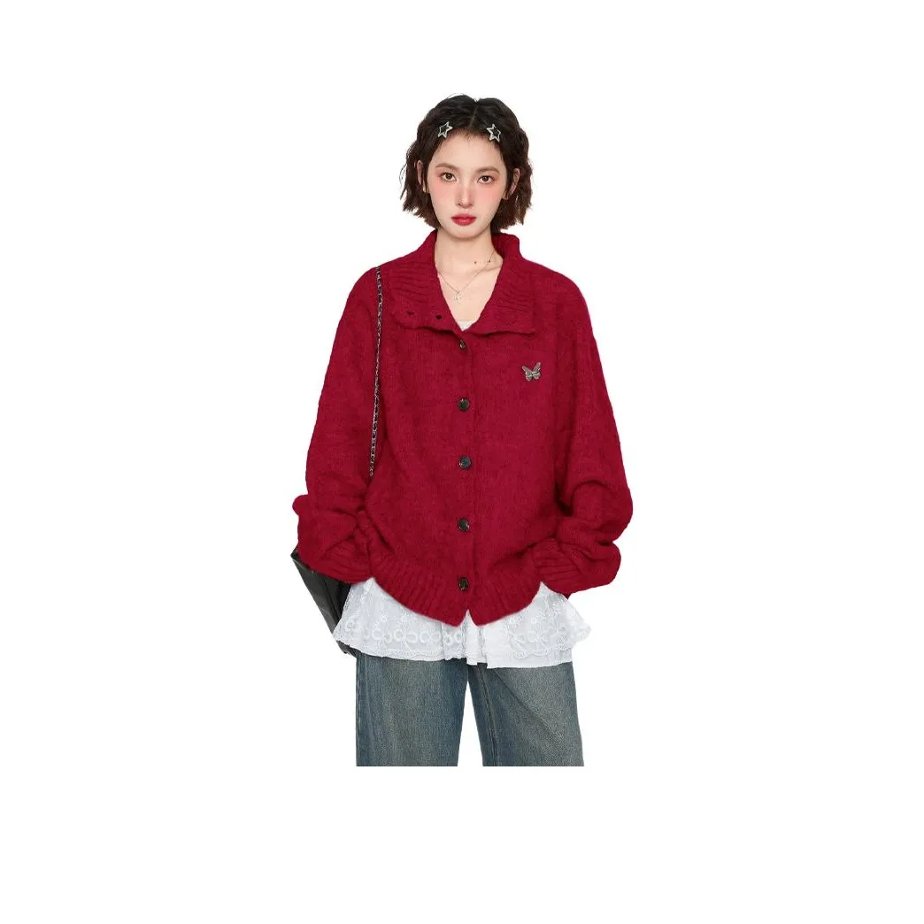 Dippanis Красный Женский Трикотаж