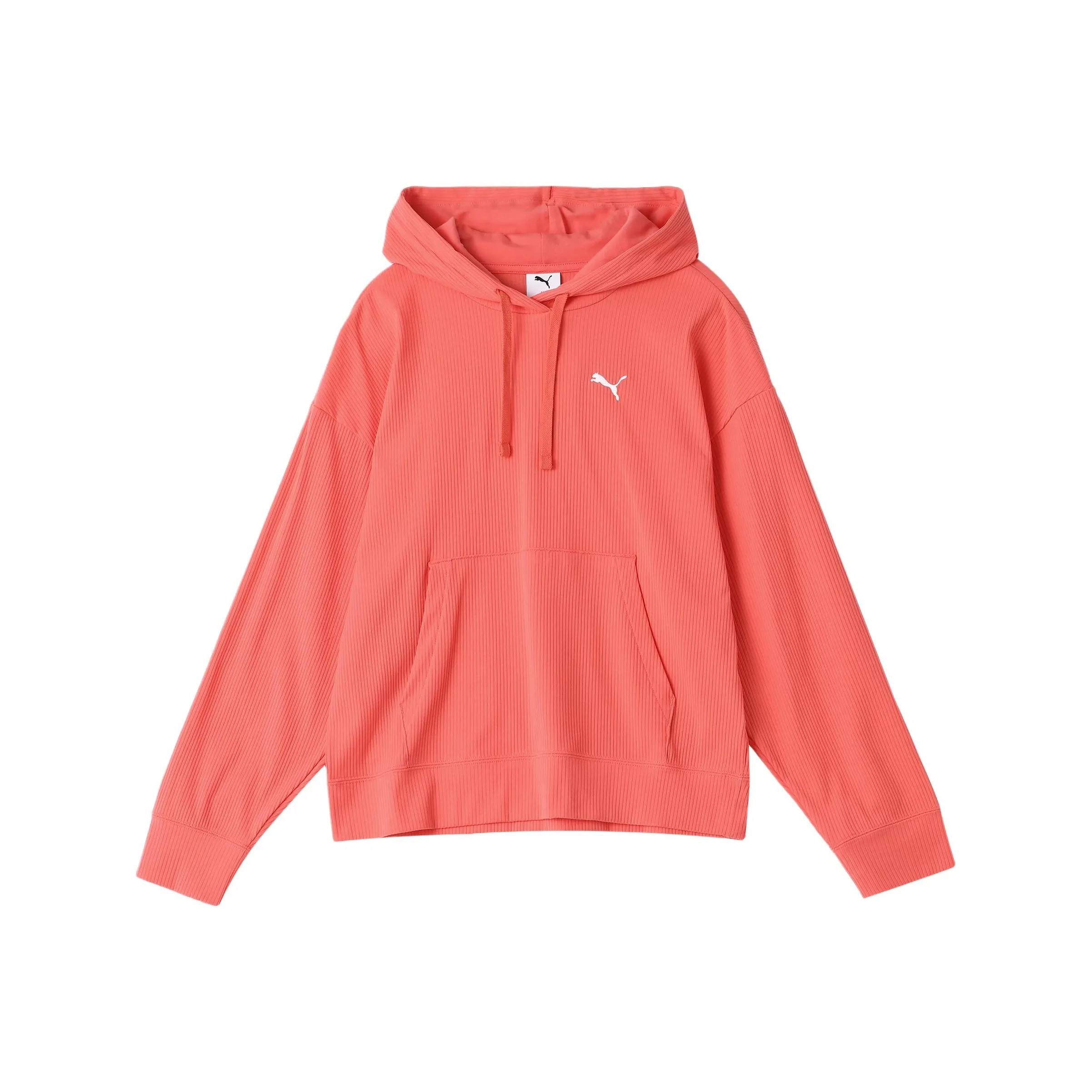 PUMA ESS ELEVATED FW25 COMFORT Ribbed Hoodie Sweatshirt Women's