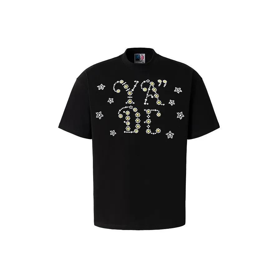 YADcrew Черная унисекс футболка