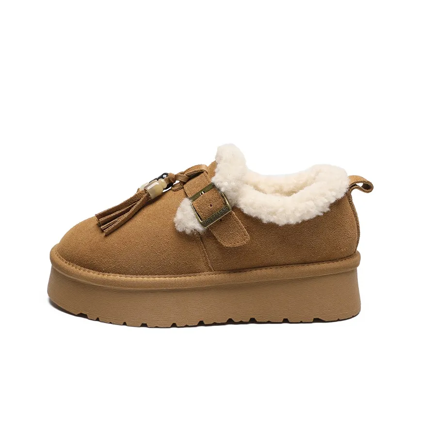 ZHR Карамель Croissant Ankle Длина Сноубутсы Женские