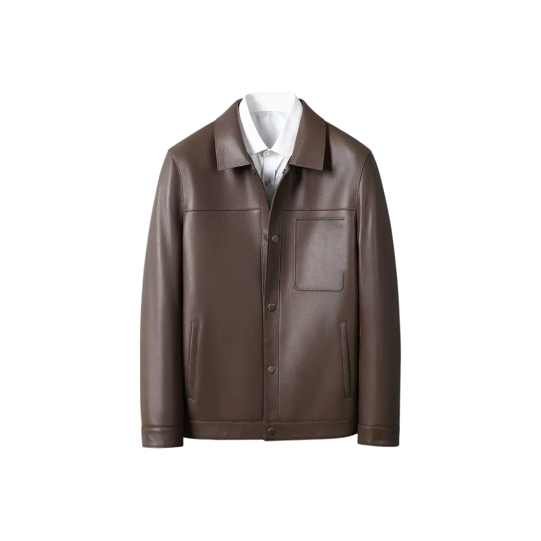 SENJIALUO Мужские кожаные куртки