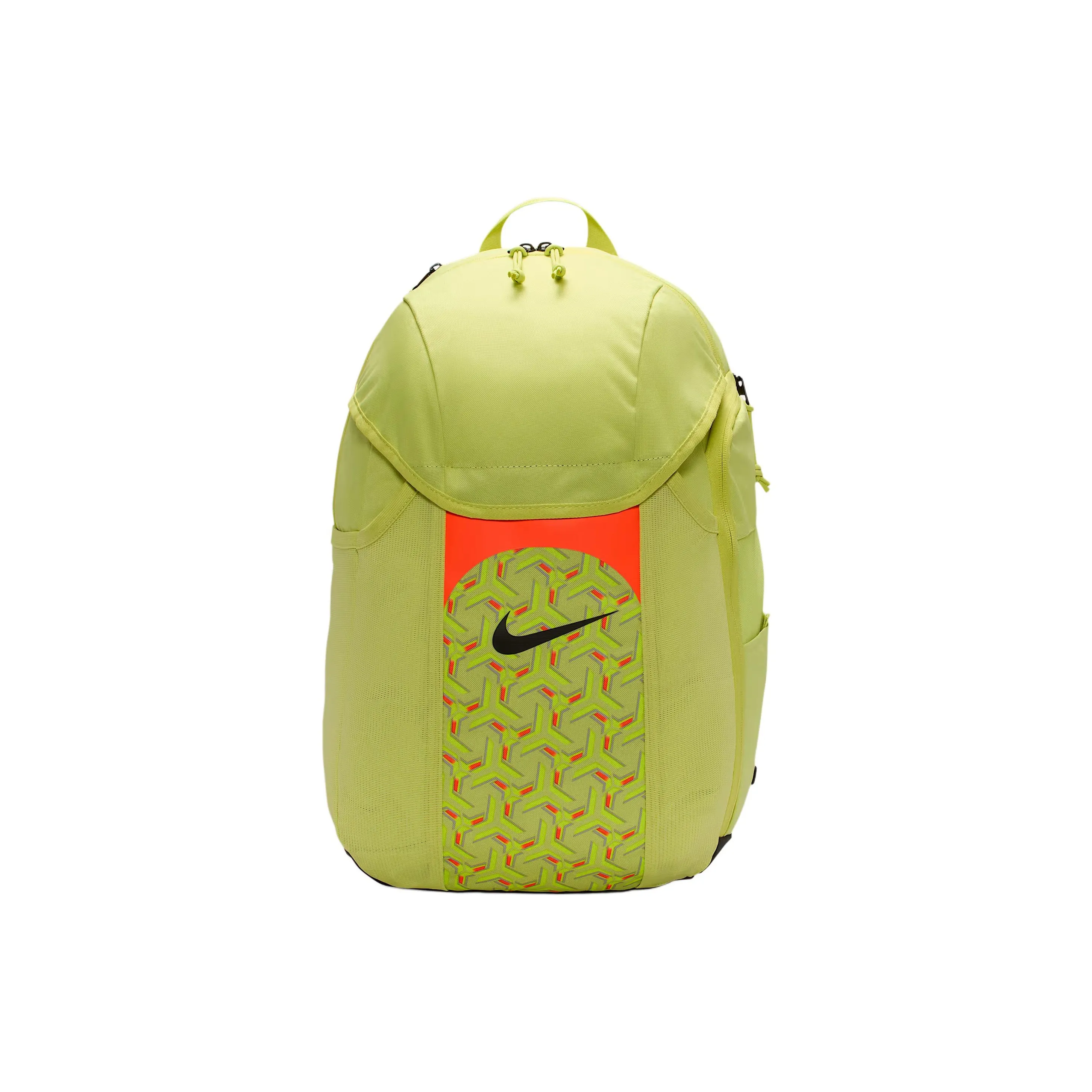 nike ACADEMY Ткань Рюкзак Унисекс Яркий Лаймово-серый Апельсин Красный Черный