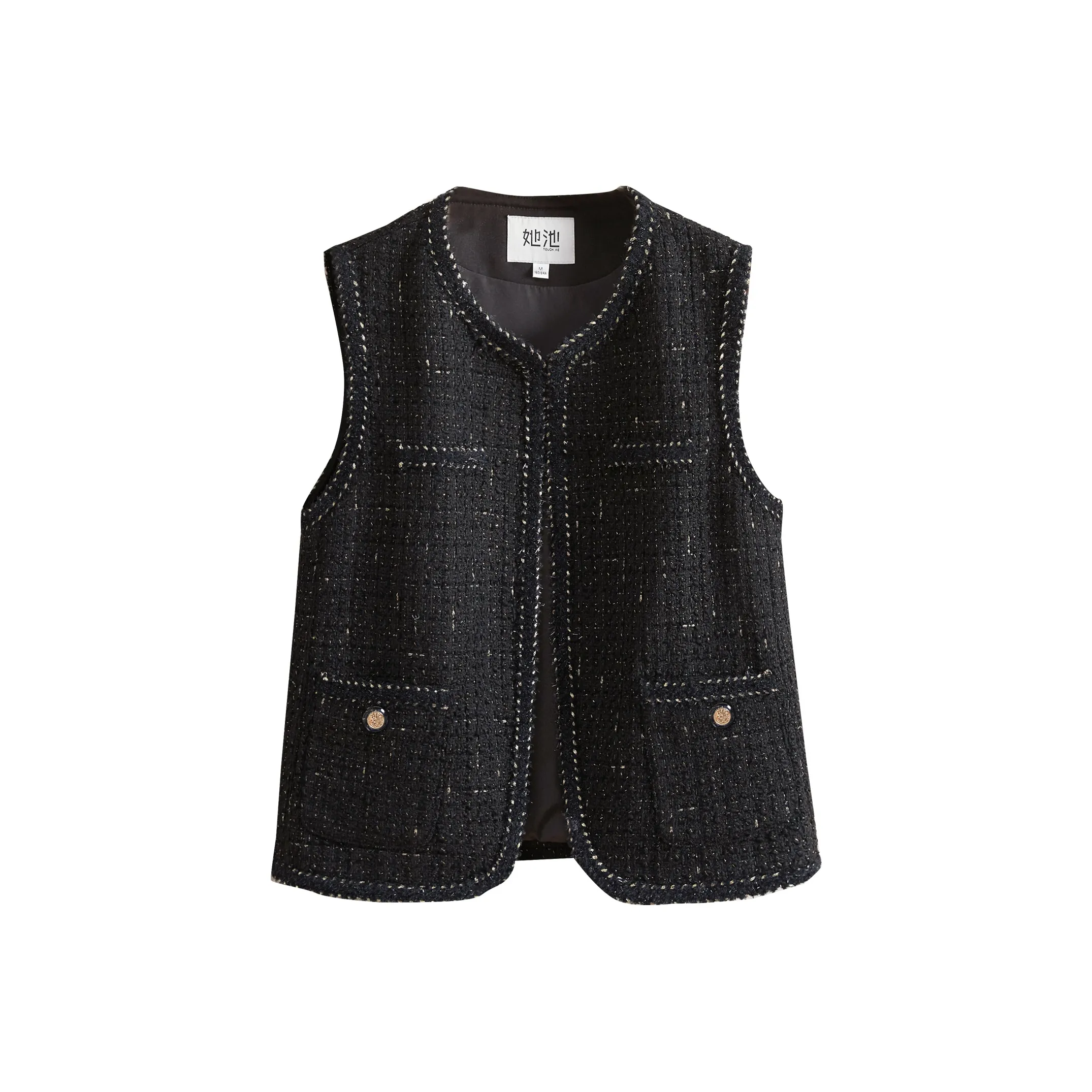 TOUCH Черные Женские Жилеты