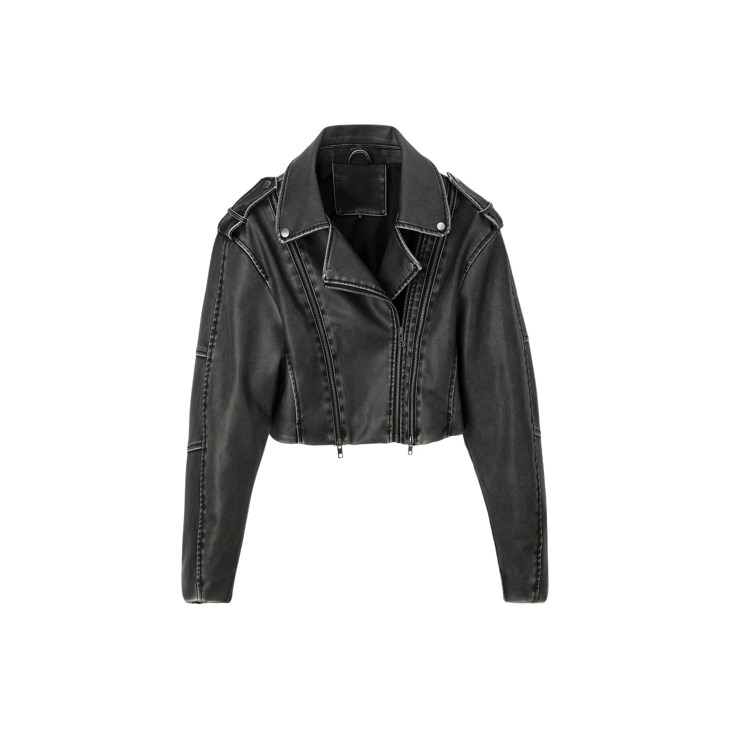 ONE SHALLOW Кожа Куртка Женские