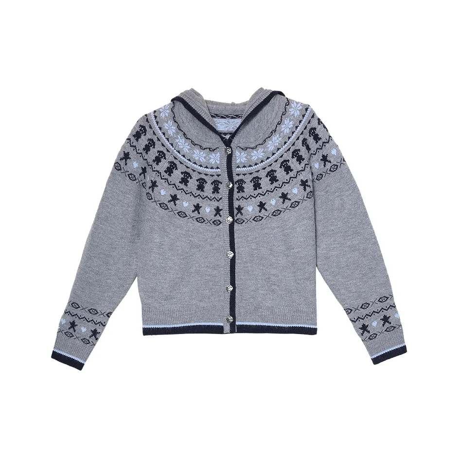 Betu Hundred Image Преппи стиль Пальто с капюшоном Весна-осень Женское