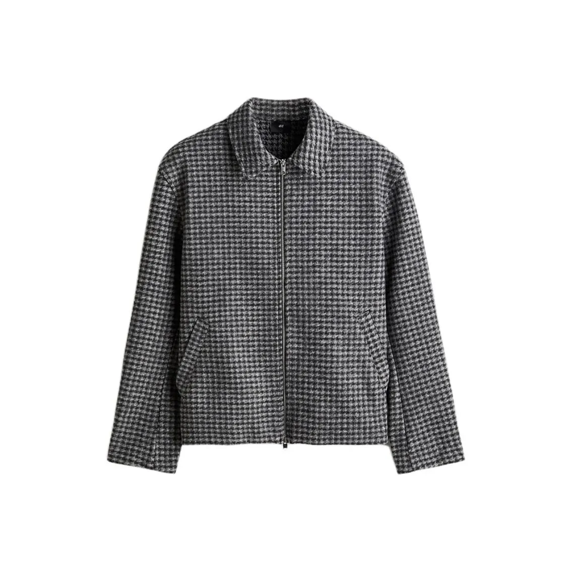 H M Серый Клетчатый Мужские Куртки