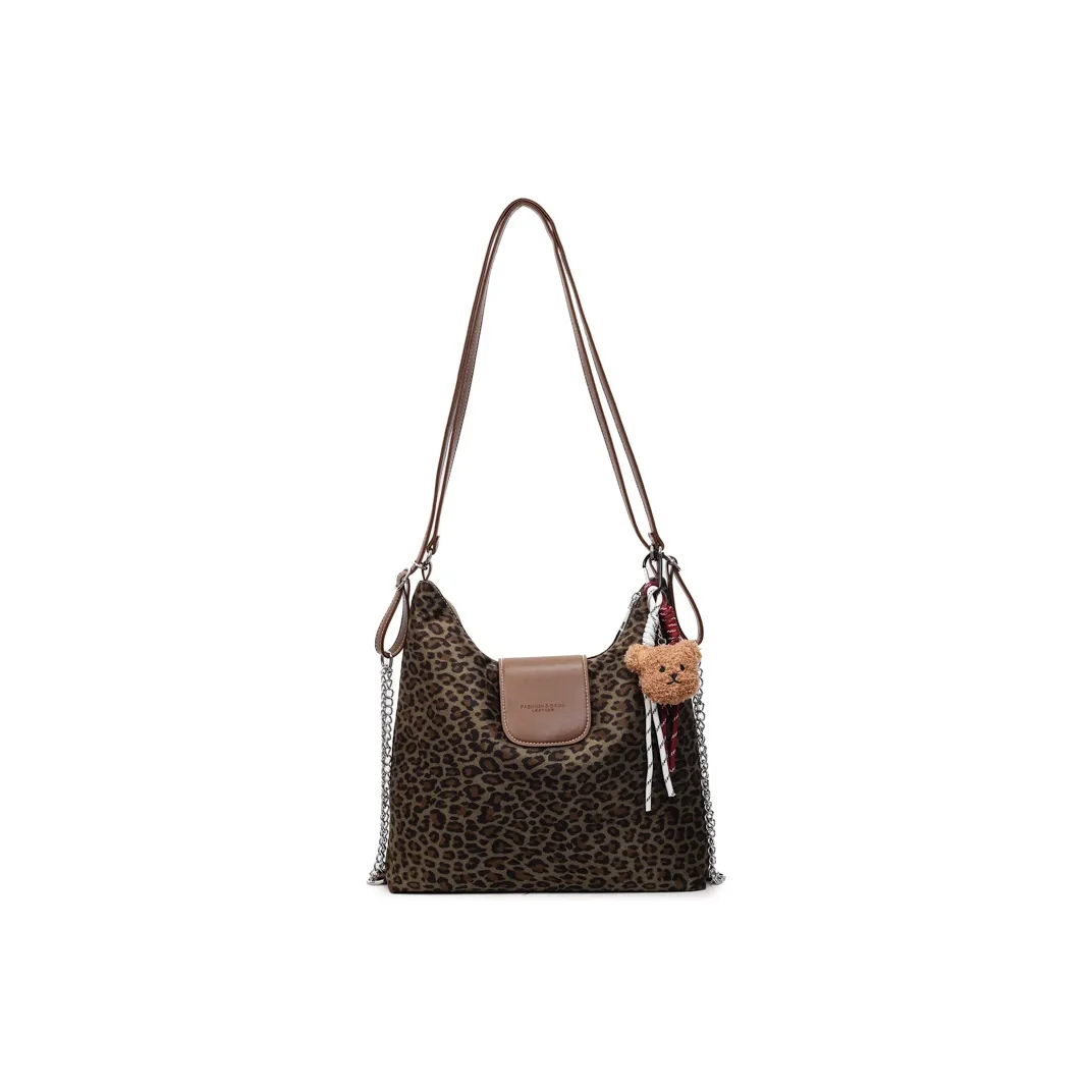 REDOO Кожа Бархат Сумка на плечо Стандартная Женская Зеленый Экрю Коричневый Кофе