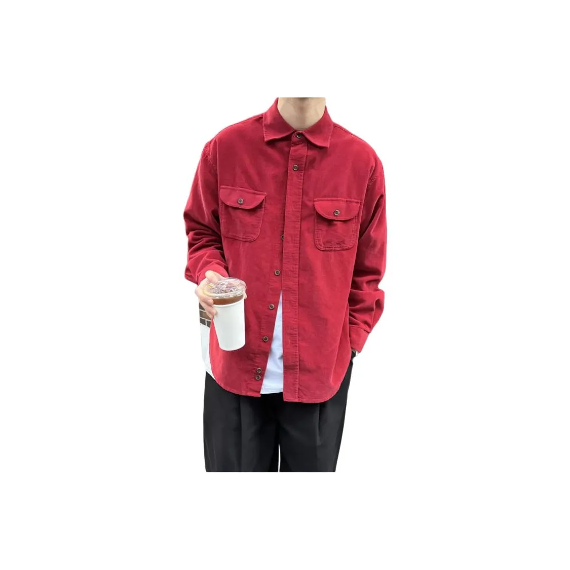 FRLMK Red Men's Jackets FRLMK Красный Мужские Куртки
