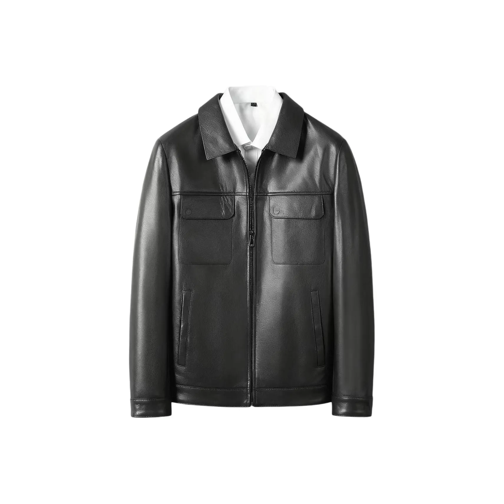 SENJIALUO Мужские кожаные куртки