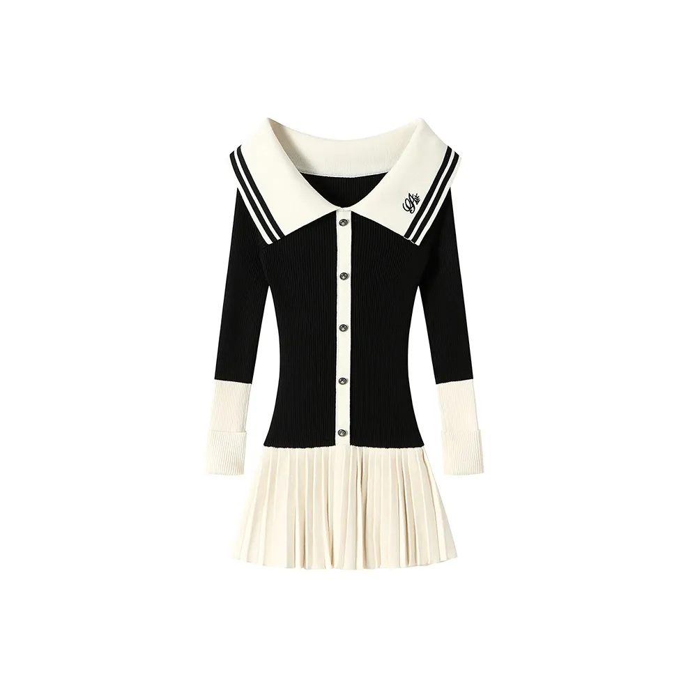 ANDREA MARTIN Длинное платье с длинными рукавами женское