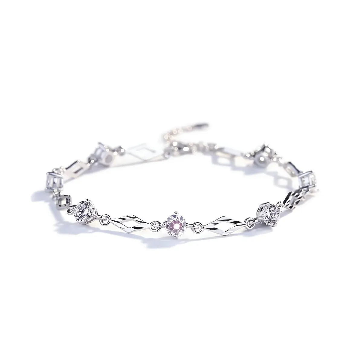 DIESHANG Браслет из одиночных бусин с цветной глазурью женский