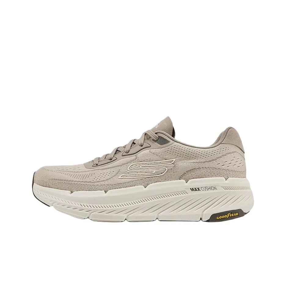 Skechers Поддерживающие и Эластичные Беговые кроссовки Мужские Тауповые