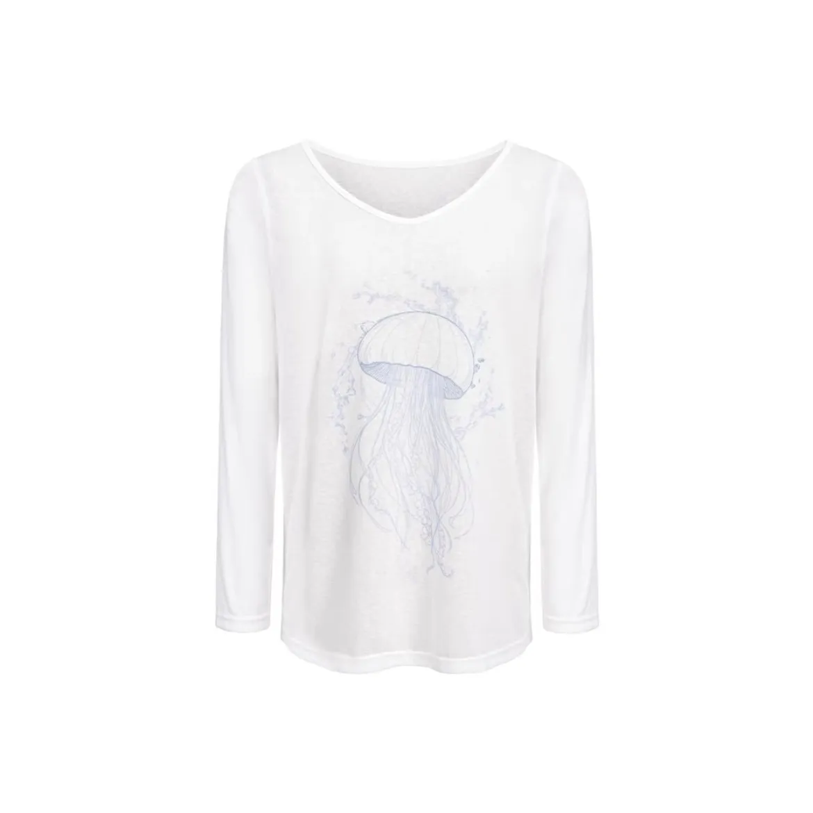 Date on Sunday Jellyfish COVER UP Женские T-рубашки