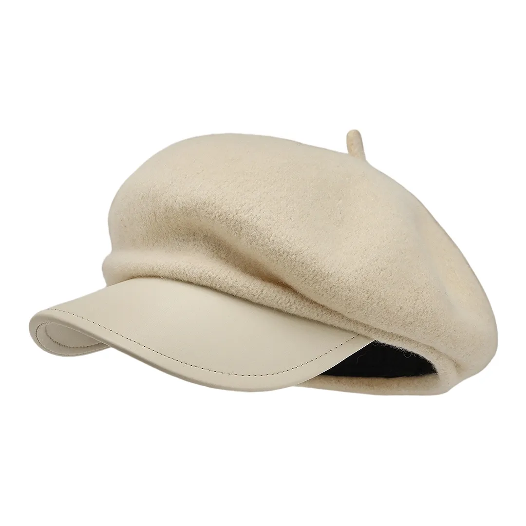 FREE RABBITⅡ Осенний Зимний Художественный стиль Элегантность Принцесс Стиль Универсальный Береты Унисекс