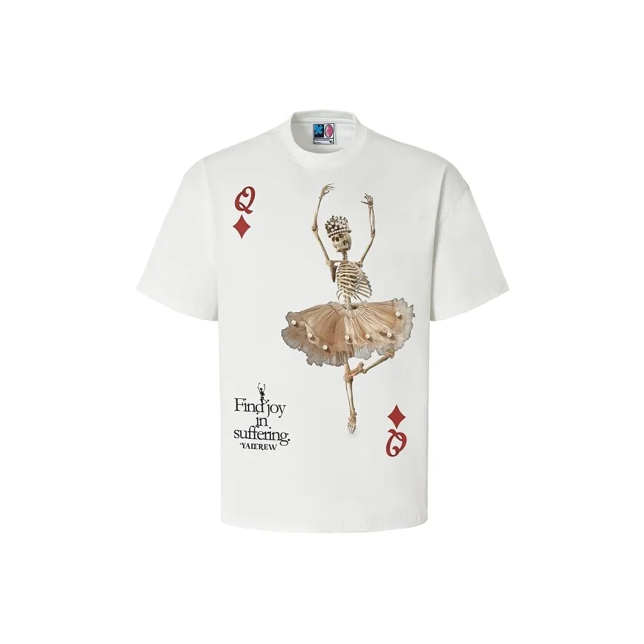 YADcrew Белая унисекс футболка