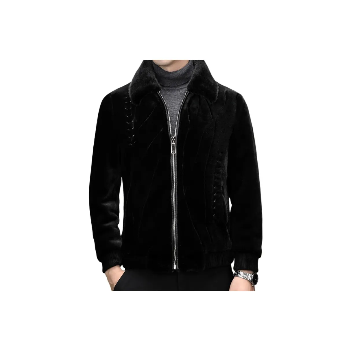 MAREA VESUVIO Черный Мужской Мех