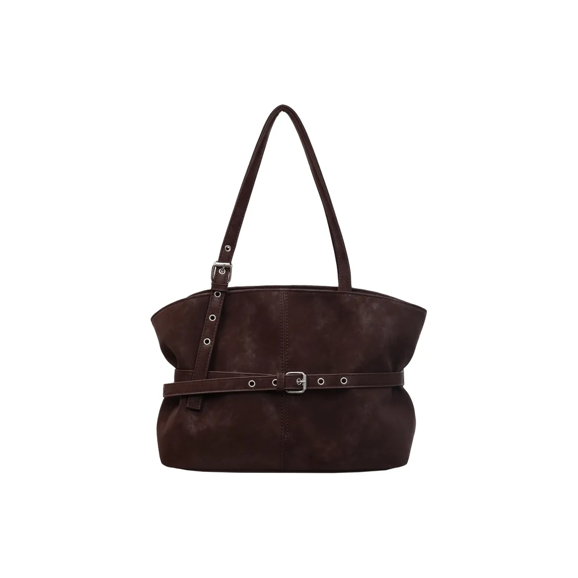 RIVMIND Замша Сумка на плечо Женская Черная Коричневая Кофейная