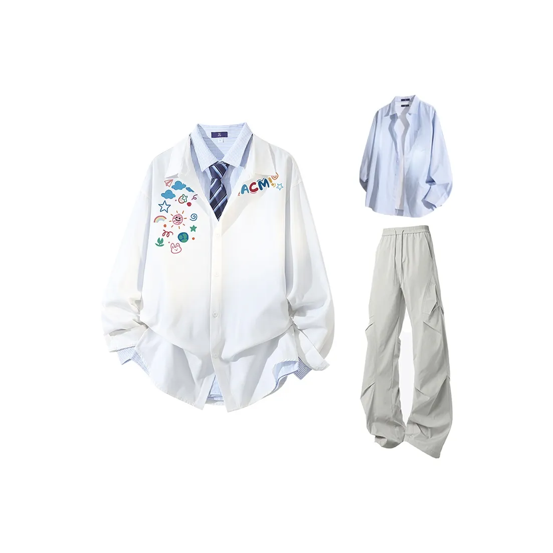 FAX FOR FMACM Рубашка Комплект В комплекте Унисекс