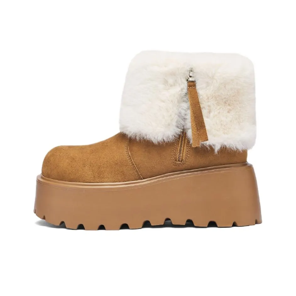 AGSDON Короткие сноубутсы 7 см женские