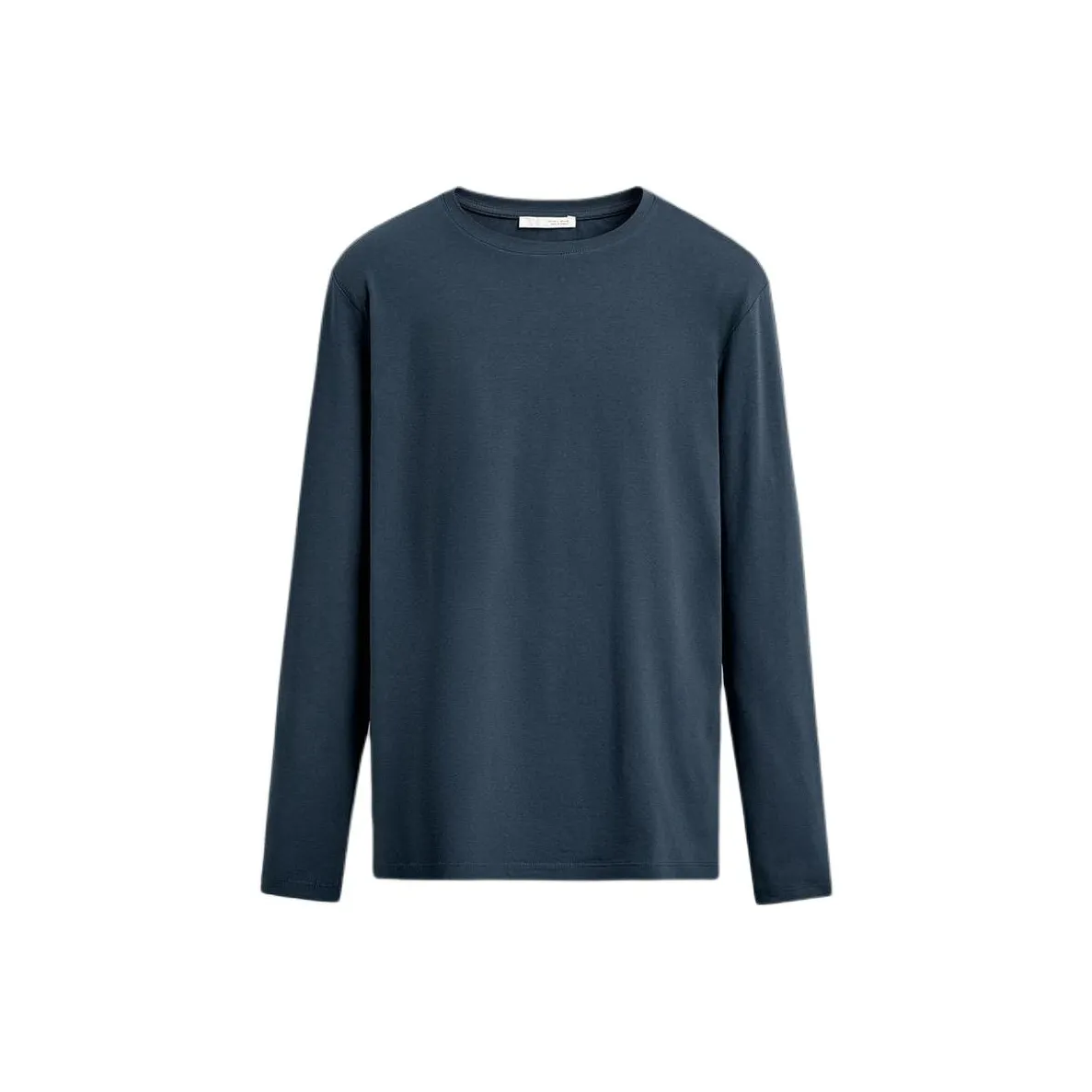 ZARA Мужская футболка утиного синего цвета