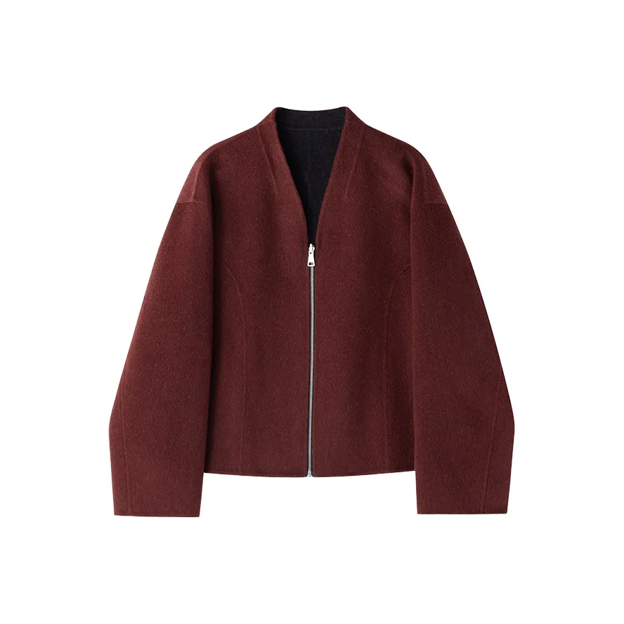 HERBEL Пальто Мужское Черное Красное Темно-Серое