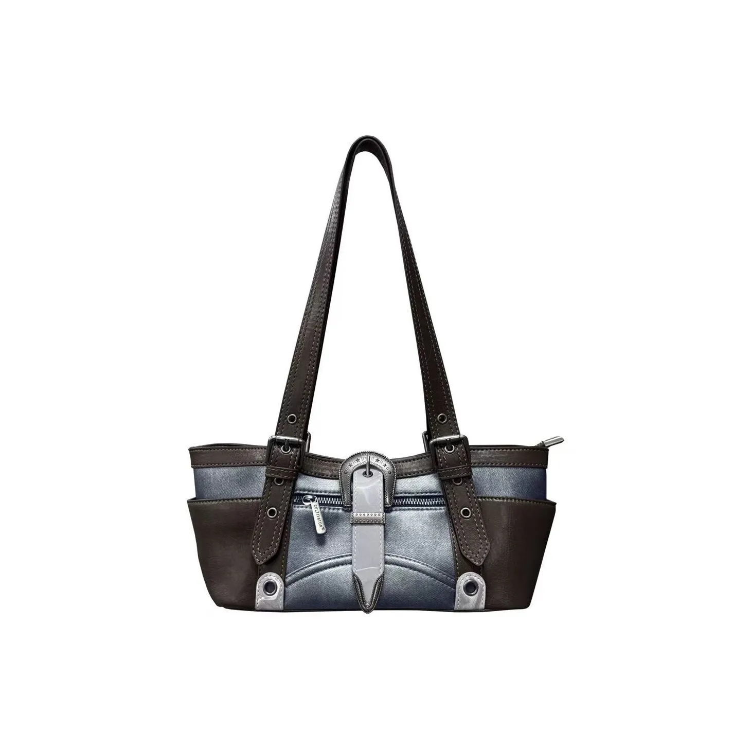 CULTIVATOR ПУ (полиуретан) Сумка через плечо Средняя Женская Коричневый Бежевый