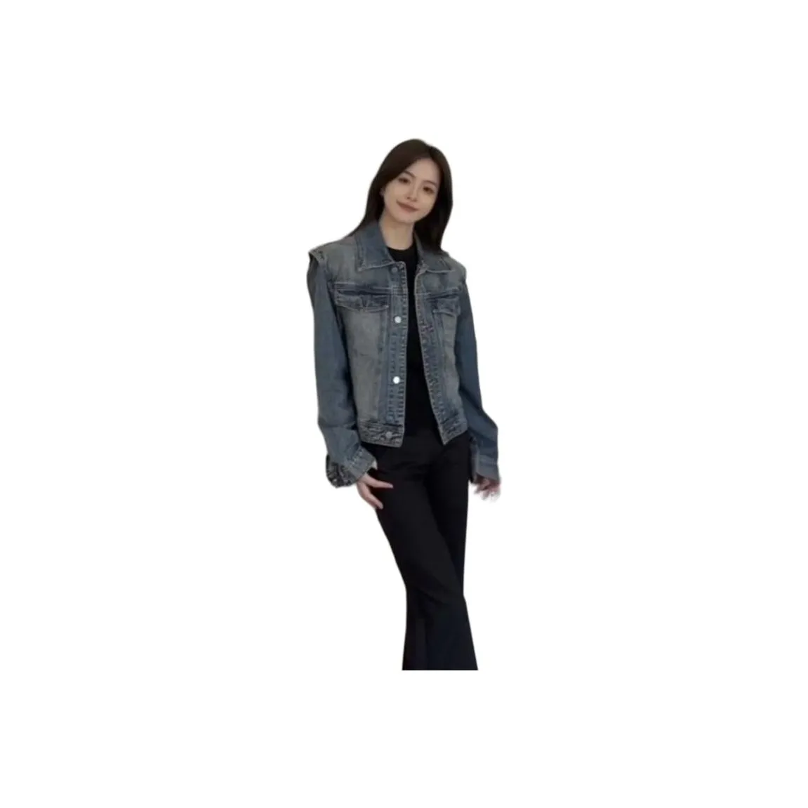 HAPG Винтажный синий Женский Куртка