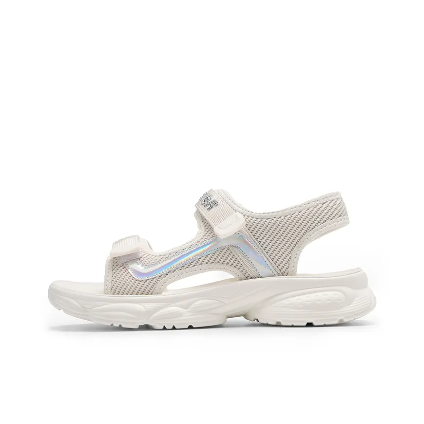 Warrior Пляжные сандалии Бежевый Серебряный Женский