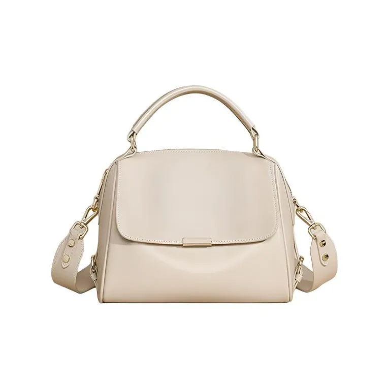 EBLAN Корова Кожа Сумка Стандартная Женская Экрю