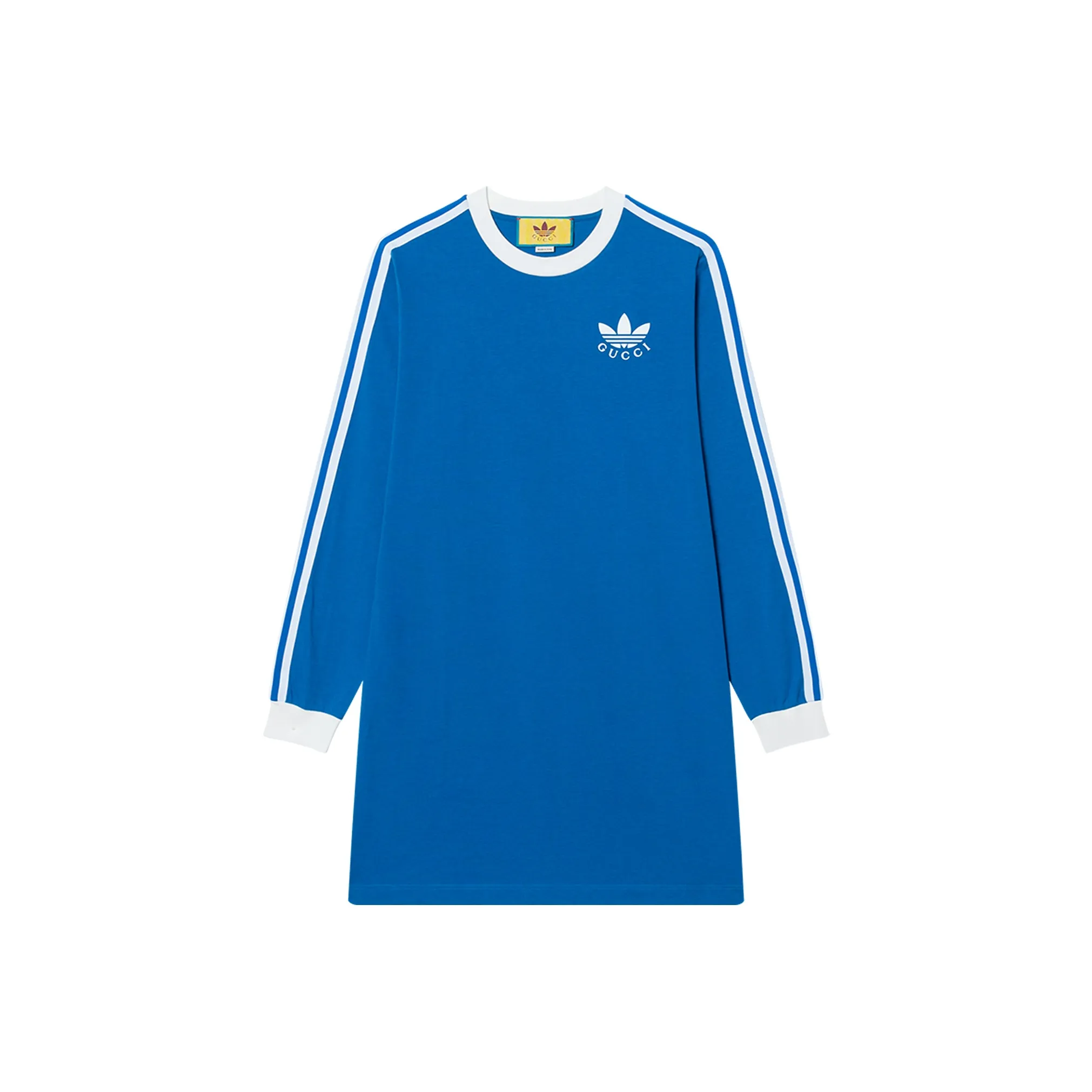 Adidas Originals X GUCCI X ADIDAS Collaboration Long Sleeved Dresses Women's Cobalt Blue